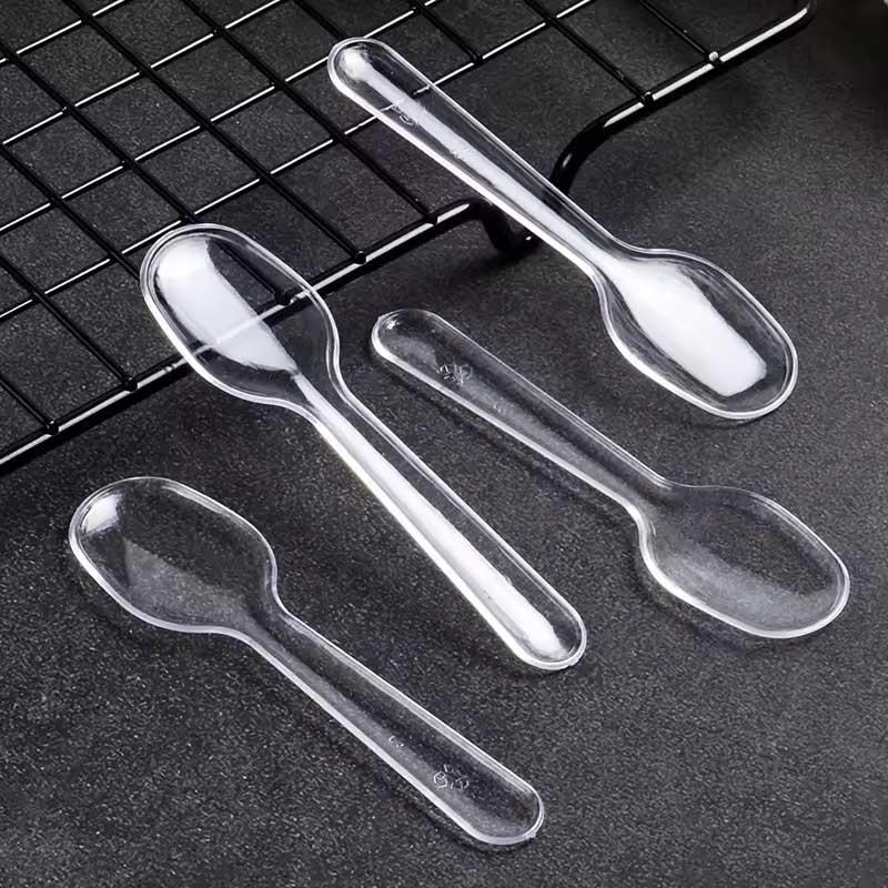 #disposable fruit dessert mini spoon