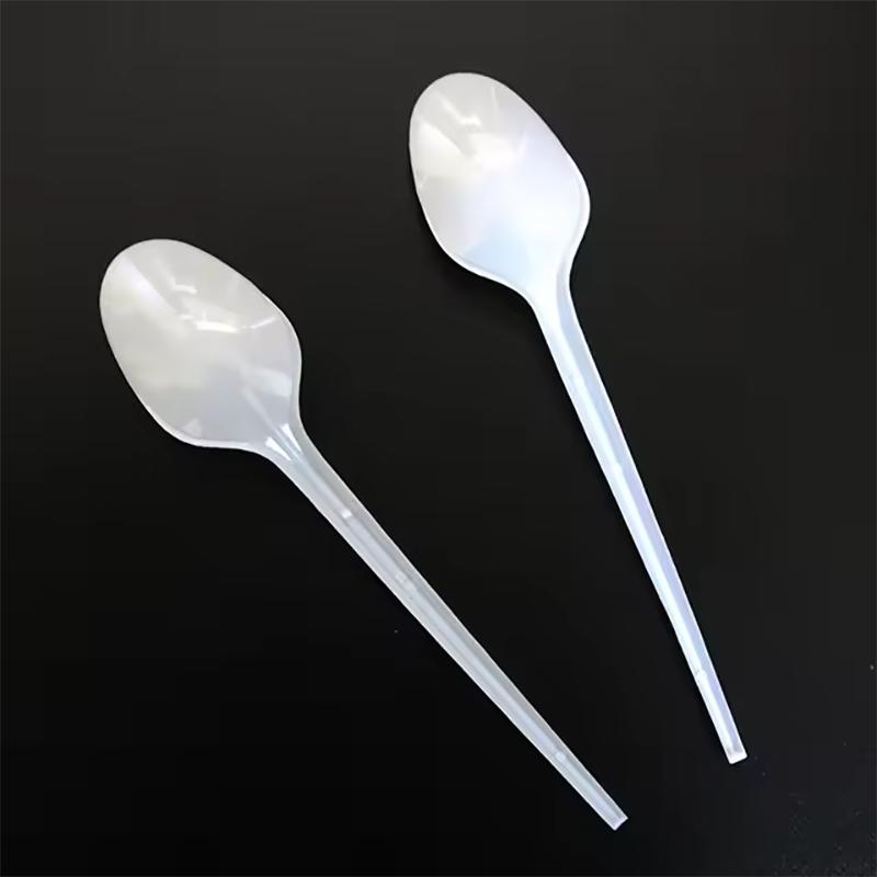 #disposable serving plastic spoon