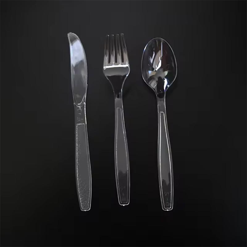 disposable plastic cutlery set