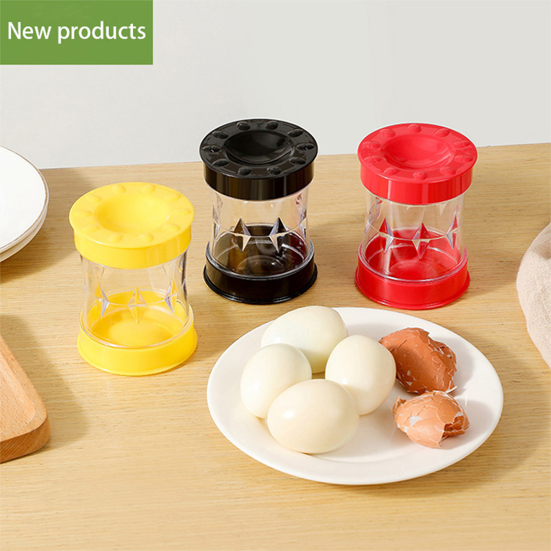 Plastic rotating egg shell separator