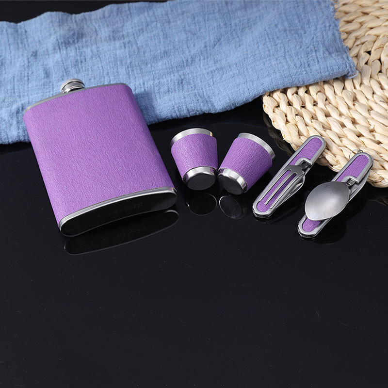 OEM Logo Hip Flask Set